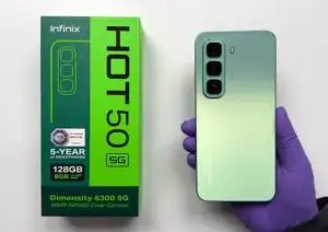 5 Rekomendasi HP Infinix Turun Harga Paling Worth It di 2025 dengan Diskon Gila-Gilaan 1 HP Infinix turun harga yang pertama, Infinix Hot 50 5G